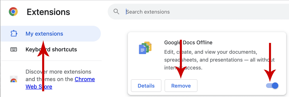 remove suspecious extension from chrome