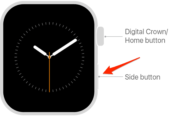 side button apple watch
