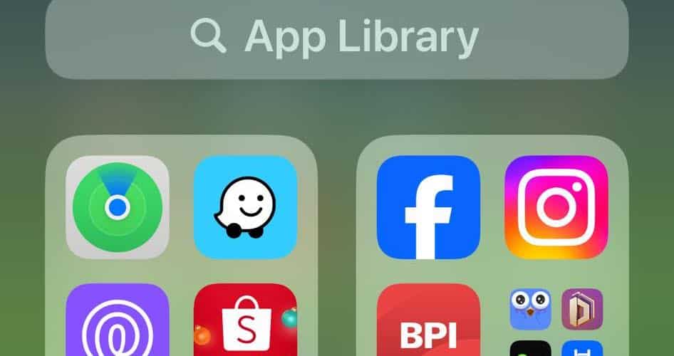 The Last Page App Library on iPhone