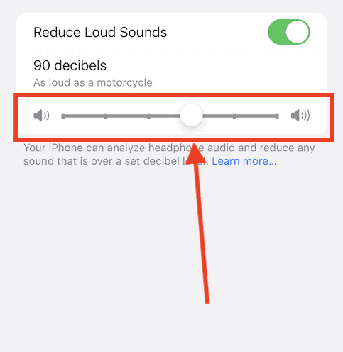 Audio Volume Slider