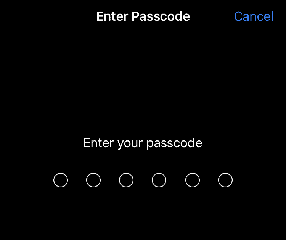 Authenticate with your Passcode