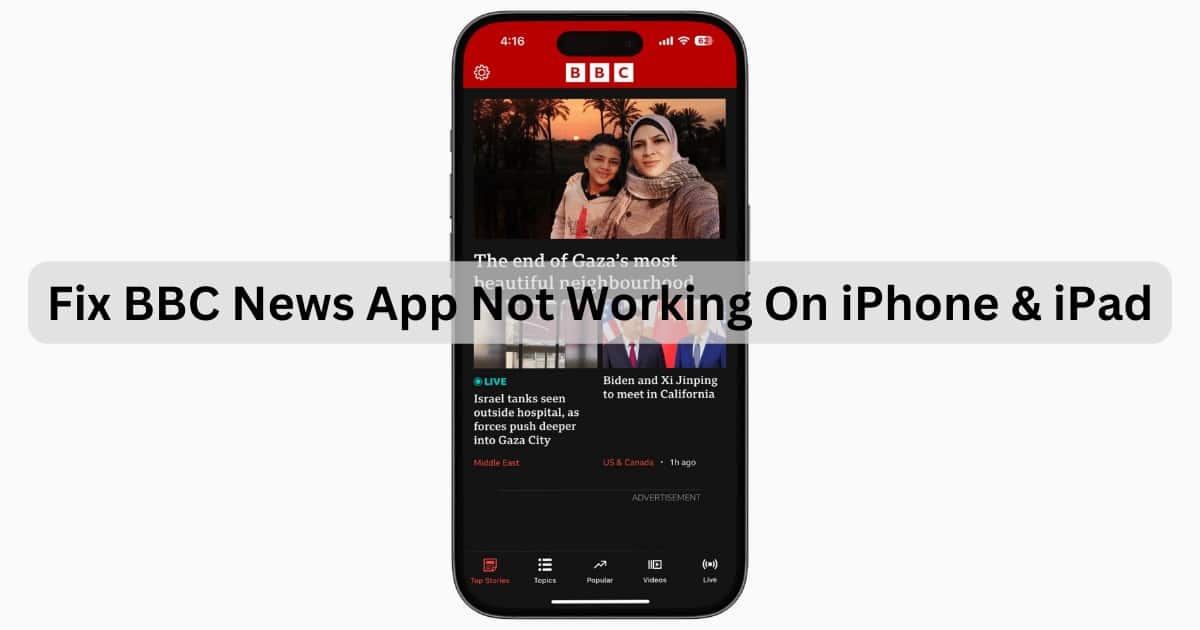 BBC App Not Working November 2023 Featured