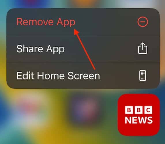 BBC App Not Working Tap Remove App