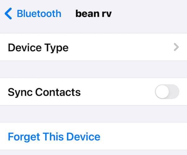 Forget This Device Bluetooth Pair