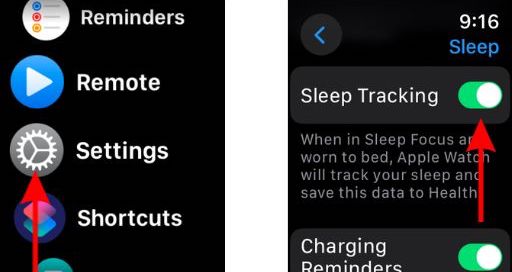 Enable Sleep Tracking on Apple Watch