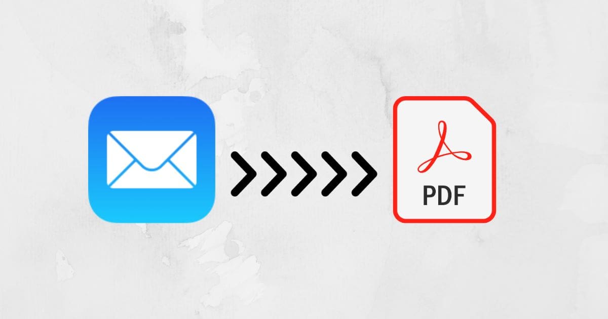 How To Save Email As PDF on iPhone