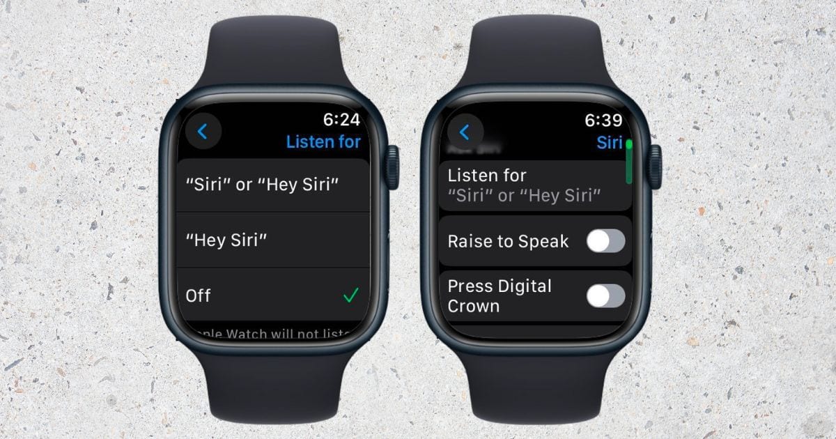 How To Turn Off or Silence Siri on Apple Watch