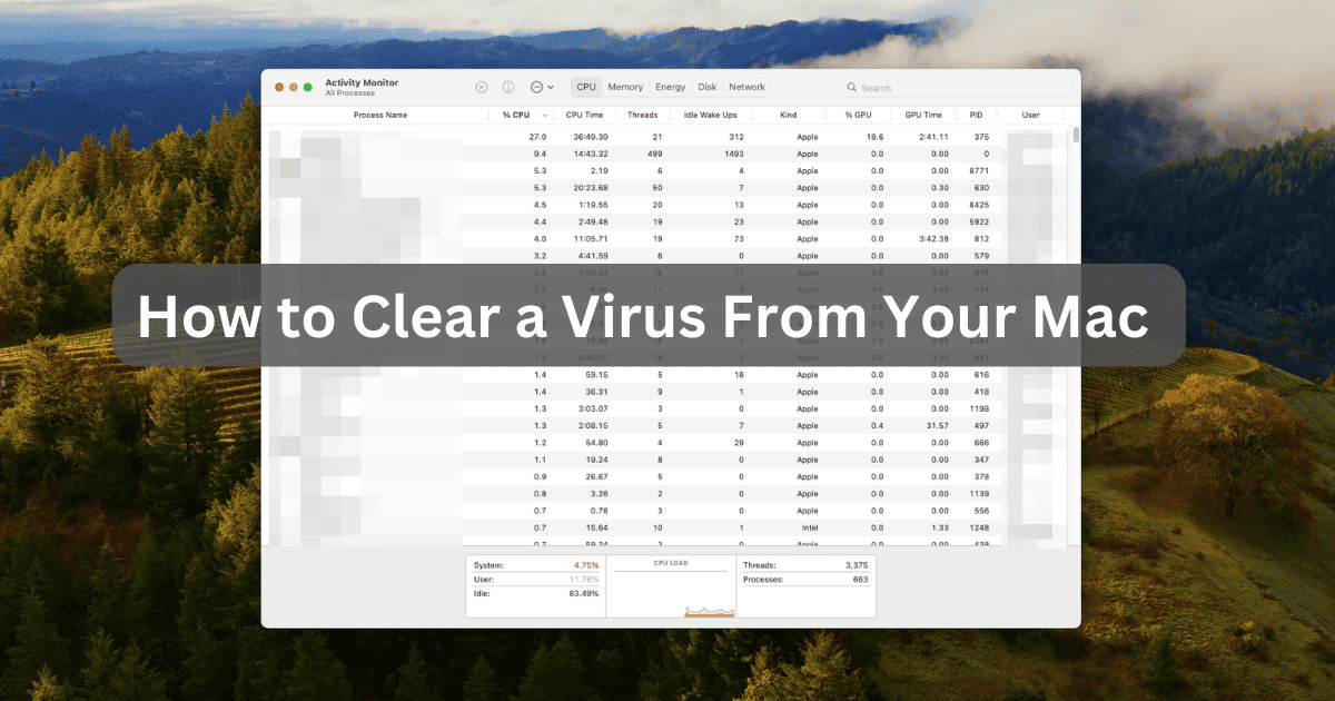 How to Clear a Virus From Your Mac