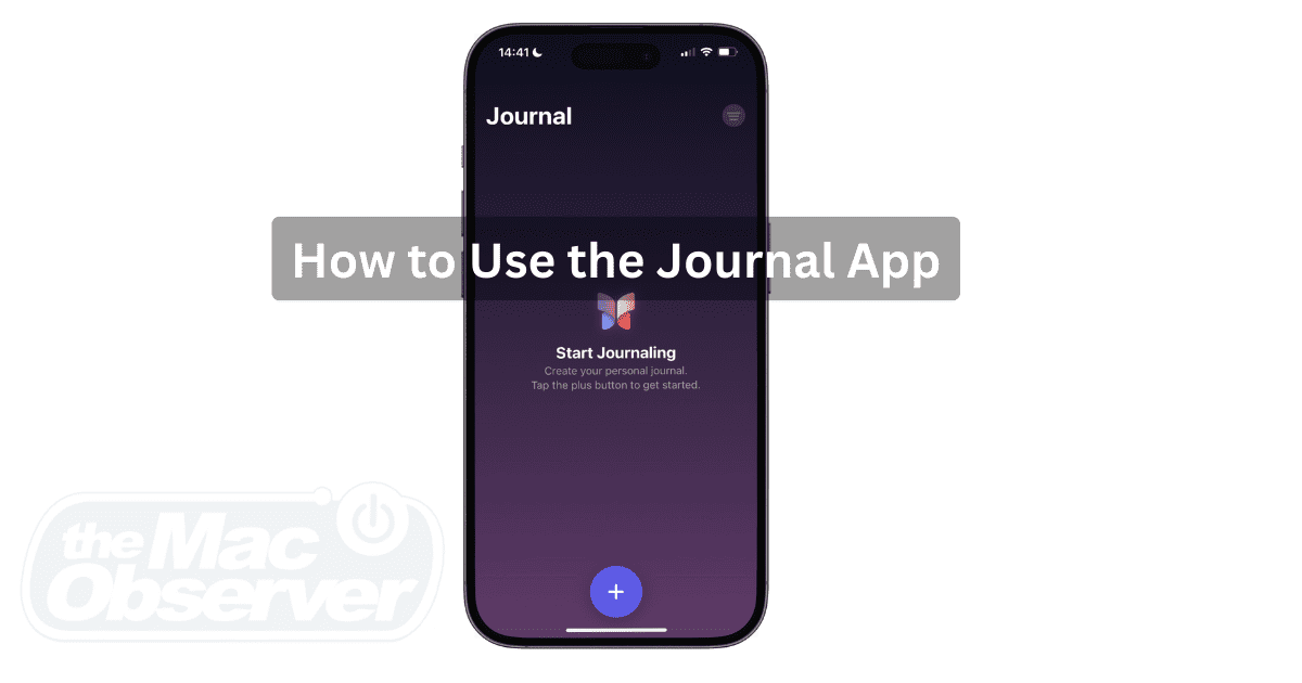 How to Use the Journal App
