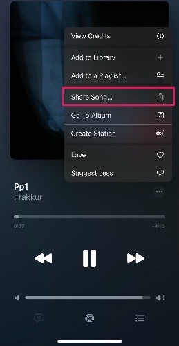 Share Music on Apple Music