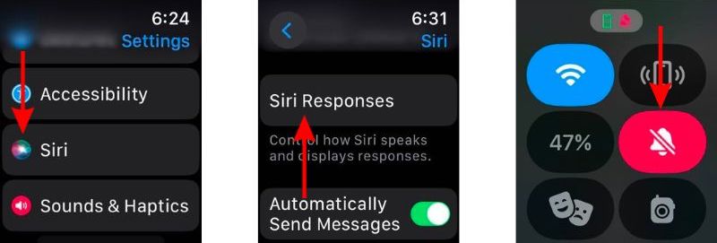 Silence Siri On the Apple Watch With Silent Mode