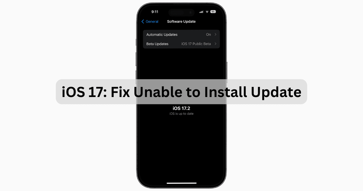 Fix: iOS 17.3.1 Update Issues