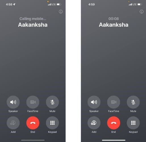 iOS 17 Gray Call Screen