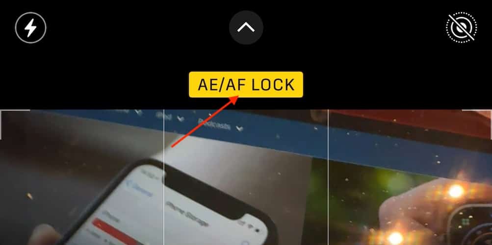 iPhone Camera Keeps Refocusing AEAF Lock
