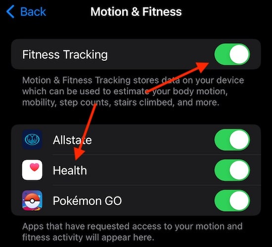 iPhone Not Tracking Steps Fitness Tracking and Health