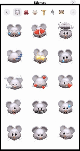 stickers in ios 17