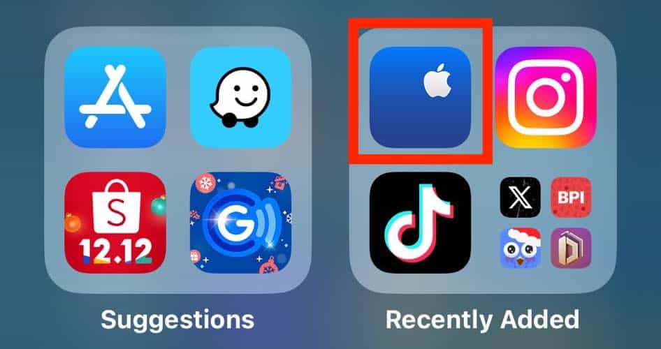 Apple Support App Icon on iOS
