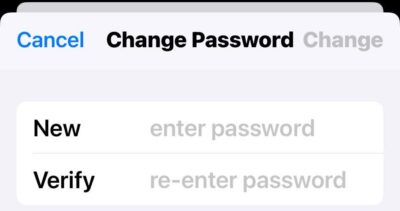 Setting and Verifying New Password for Apple ID