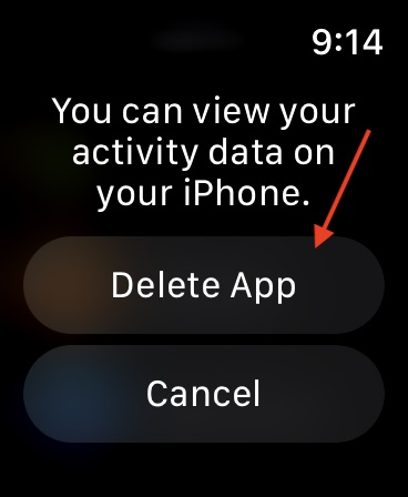 Delete Apps Apple Watch Tap Delete App