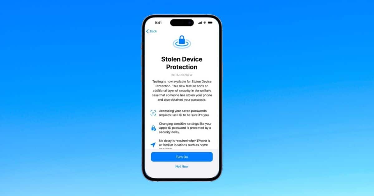 How to Turn On/Off Stolen Device Protection on iPhone