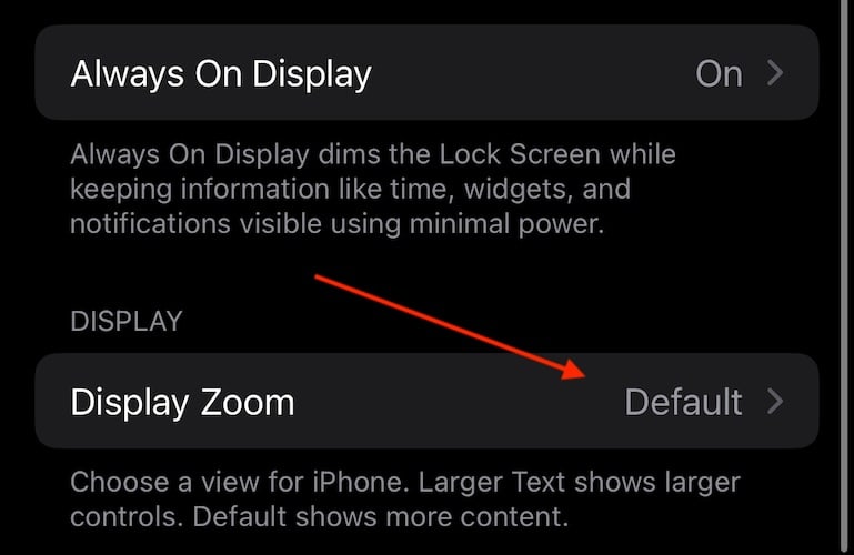 Make iPhone Keyboard Bigger Tap Display Zoom