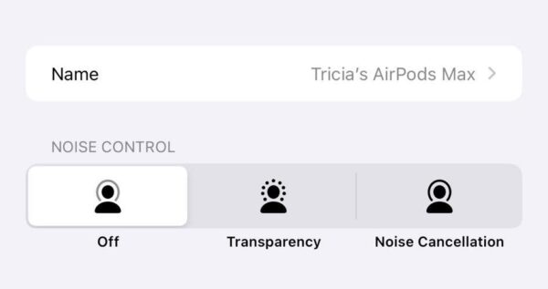 Turn Off Noise Control Because AirPods Making High-Pitched Noise