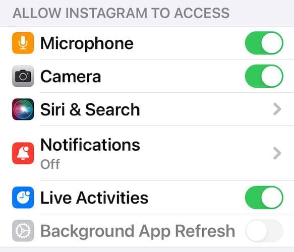 Checking and Adjusting the Permission Requests of an Instagram App
