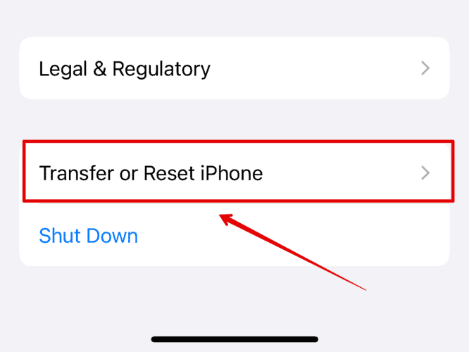 Reset your iPhone