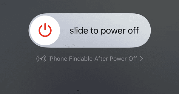 Slide the Power Button