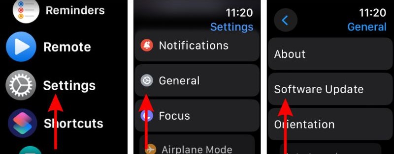 Update watchOS directly on the Apple Watch