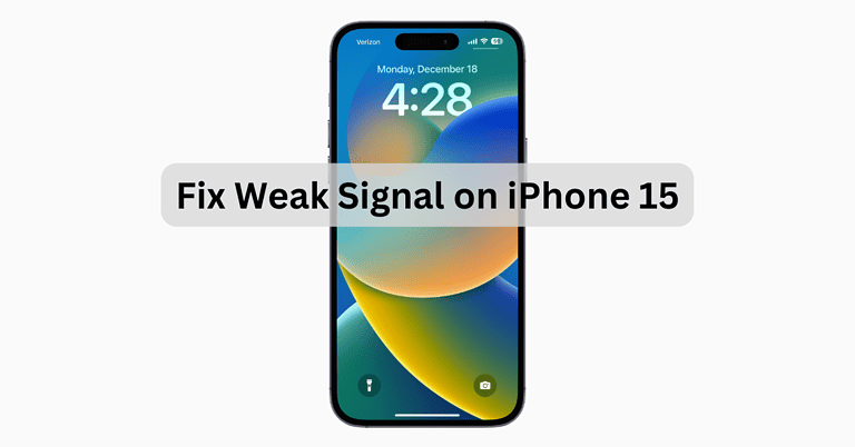 Weak Signal iPhone 15 December 2023 Featured