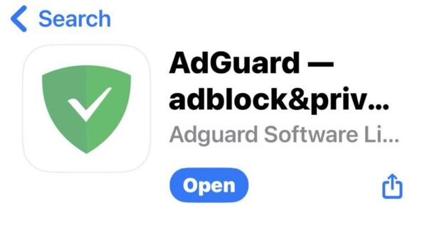 Downloading AdGuard to Block Twitter Ads on iPhone