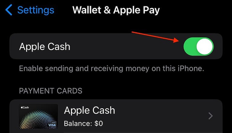 Apple Card Cash Showing Up Enable Apple Cash