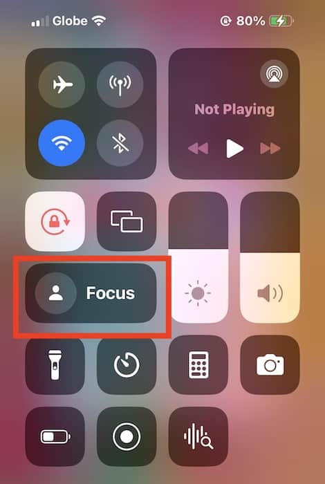 Opening the Control Center Settings on Your iOS