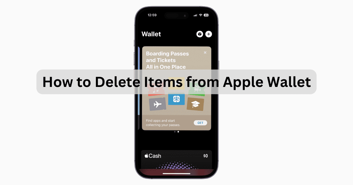 Delete Items from Wallet January 2024 Featured
