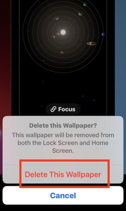Removing Wallpaper Layout Because iPhone Keeps Changing Wallpaper