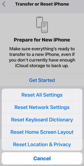 Reset All Settings Because iPhone 15 Pro Volume Buttons not Working