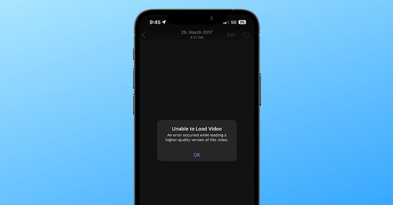 Fix Unable To Load Video Error on iPhone