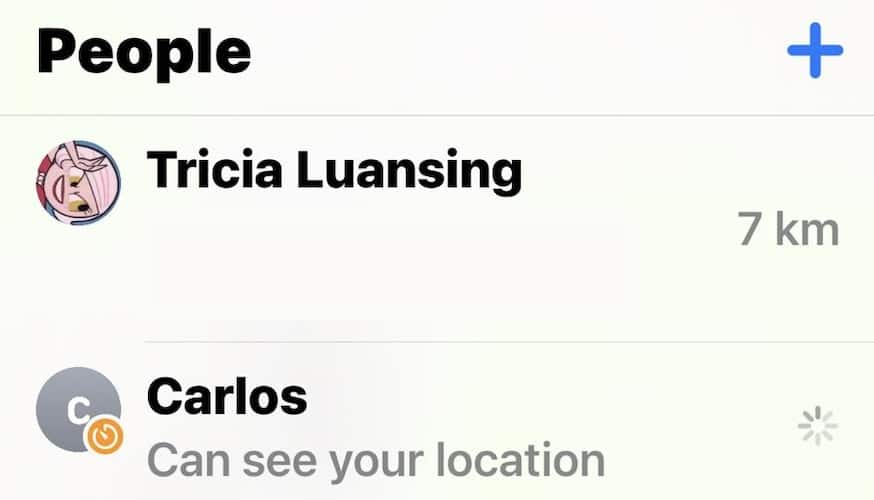 People Who Can See Your Location on the Find My App