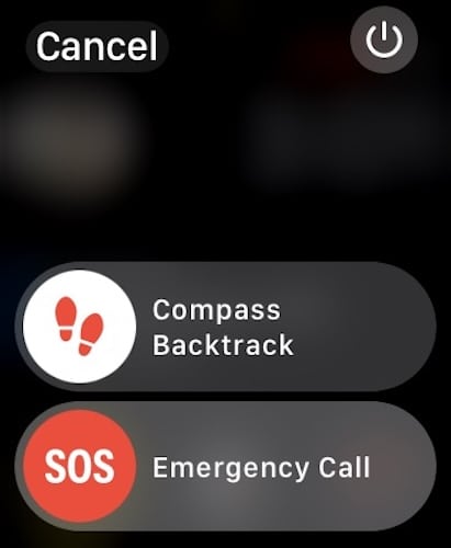 The Power Off Screen for Apple Watch