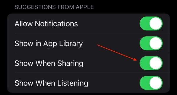 Share Button Working iOS 17 Disable Show When Sharing