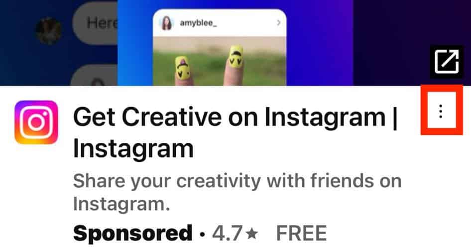 See More Button on Sponsored Ads of Instagram on YouTube