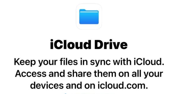 Sync iCloud Drive Option Through iPhone