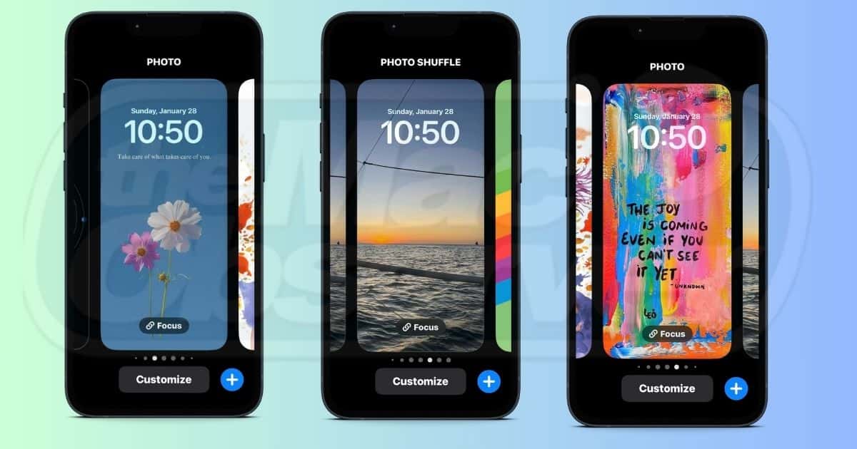 Managing Wallpapers of iPhone from the Lock Screens