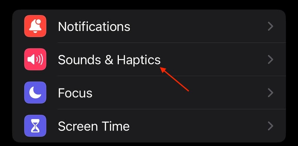 alarm too quiet iPhone 15 Select Sounds Haptics