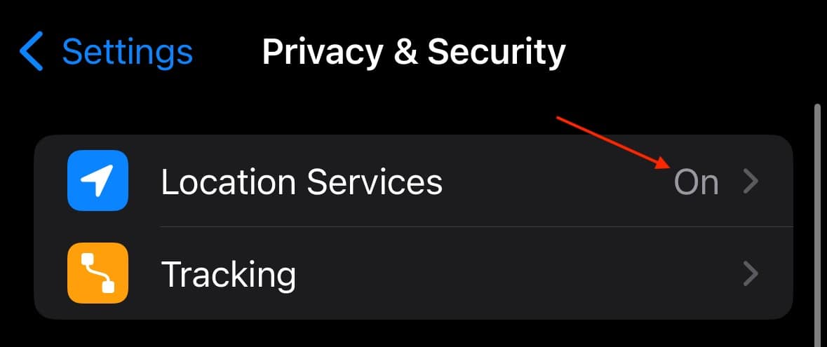block pop up ads iPhone Disable Location Services