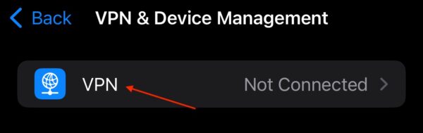 iPhone not working 17.2.1 Update Tap VPN