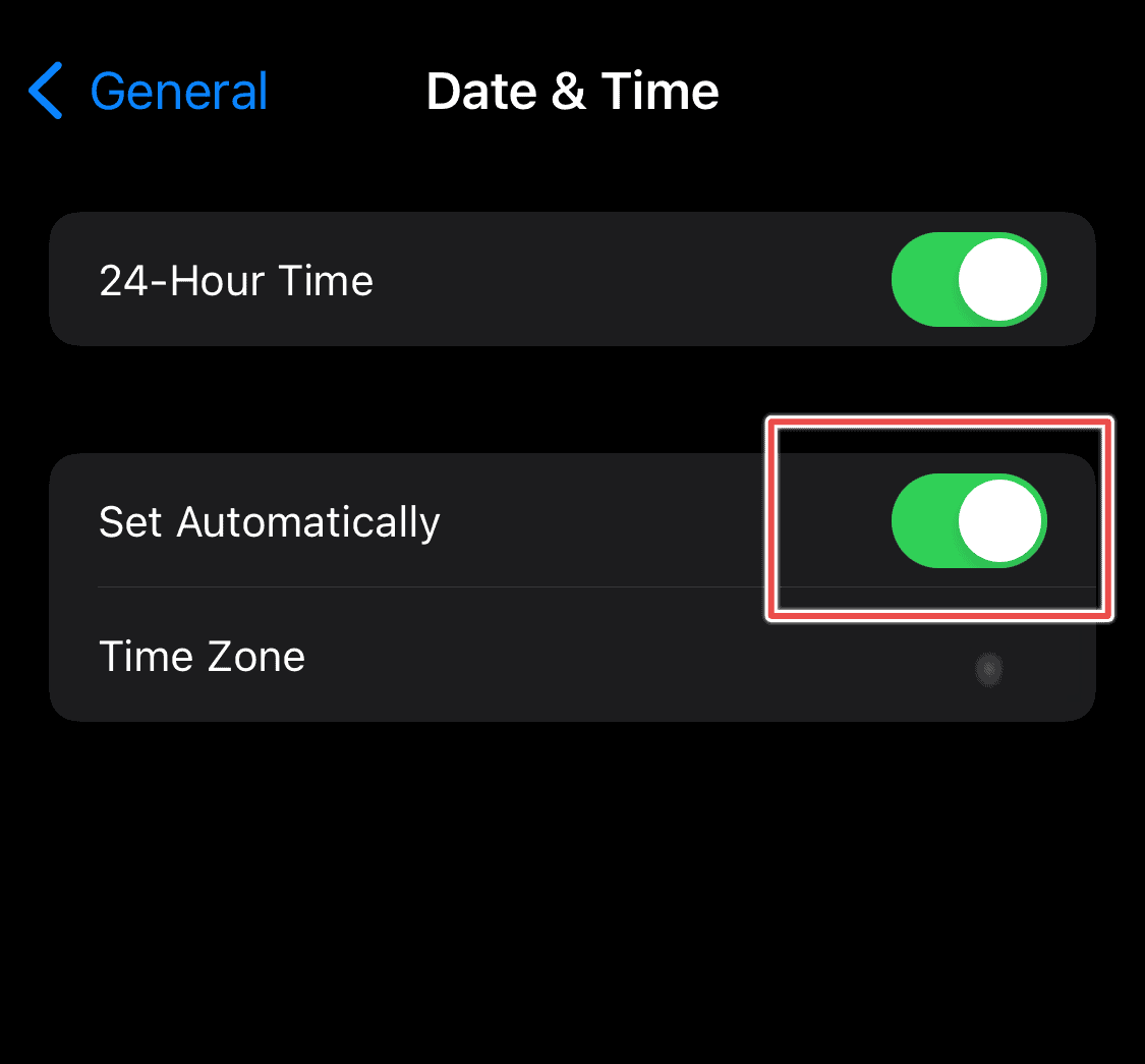 set time and date automatically