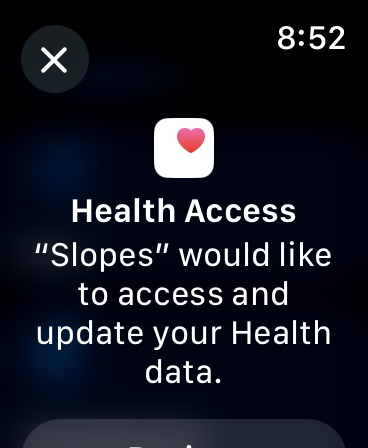 Apple Watch Ski Tracking Access Health Data