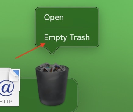 Check Remove Malware Mac Tap Empty Trash